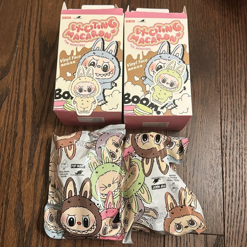 AUTHENTIC POP MART Labubu The Monsters: Labubu Bundle - Green Grape & Soymilk - Picture 4 of 10